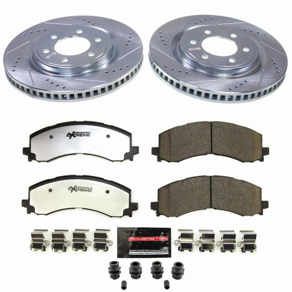 Power Stop 22-23 Ford F-150 Lightning Front Z36 Truck & Tow Brake Kit - K9262-36