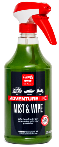 Griots Garage Adventure Line Mist and Wipe 25oz - 10814