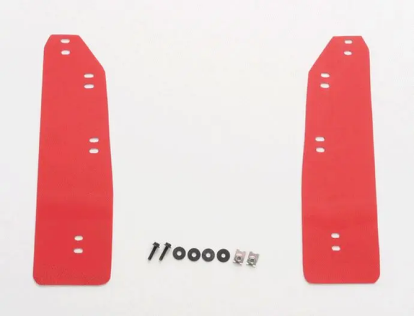 Cusco 2023+ Honda Civic Type-R (FL5) EVA Bolt-On Red Mud Flap (Set of 2) - Front Only - 3F7 850 FR