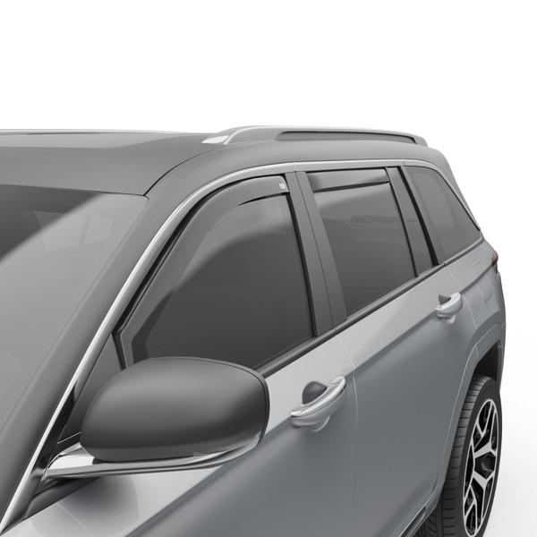 EGR 4pc Smoke Finish In-channel Window Visors for Grand Cherokee (WL) - 573771
