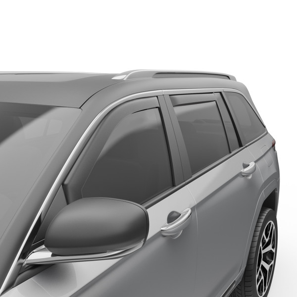 EGR 4pc Matte Finish In-channel Window Visors for Grand Cherokee (WL) - 573775