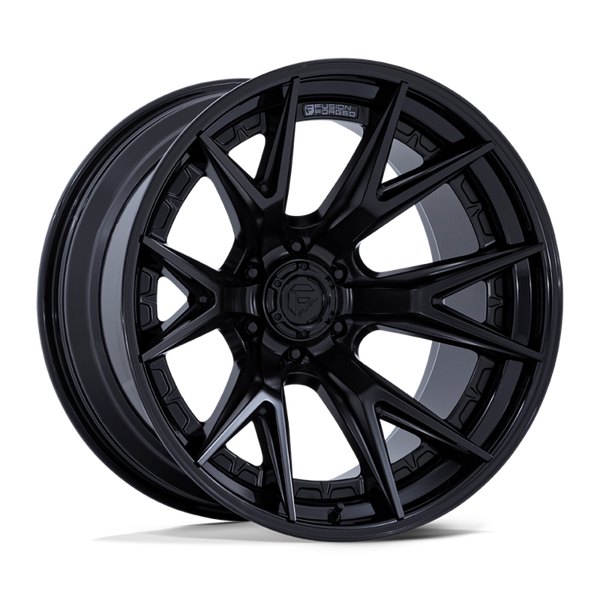 FUEL OFFROAD CATALYST MATTE BLACK W/ GLOSS BLACK LIP 20X10 6X135 -18mm