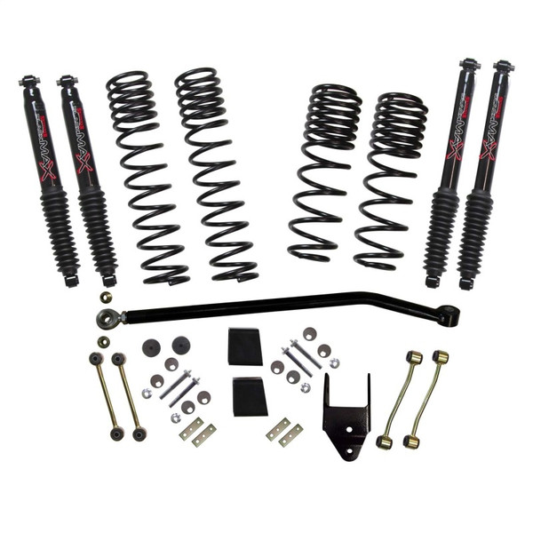 Skyjacker 21-23 Jeep Wrangler JL Non-Rubicon 4 Door LT 3.75in Coil System w/ Black MAX Shocks - JL37EBPBLT