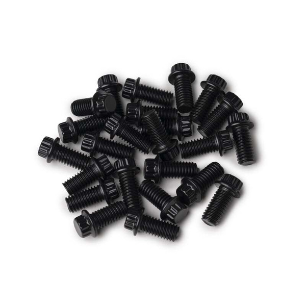 Method Lip Bolt - 12 Point - Black - 3/8-16 x 0.59 - Kit - BT-BOLT 12P BLACK KIT