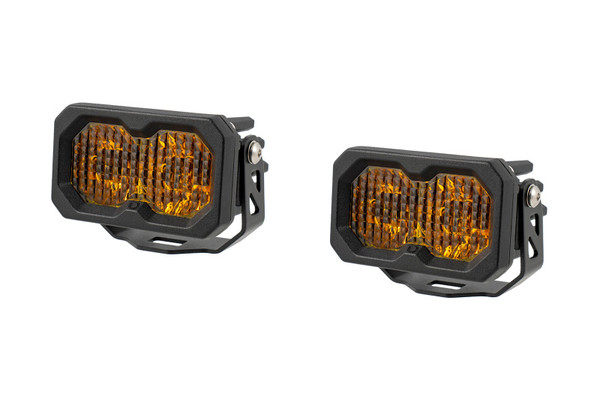 Diode Dynamics C2 2.0 Pro Yellow Combo/Driving Standard ABL (pair) - DD8106P