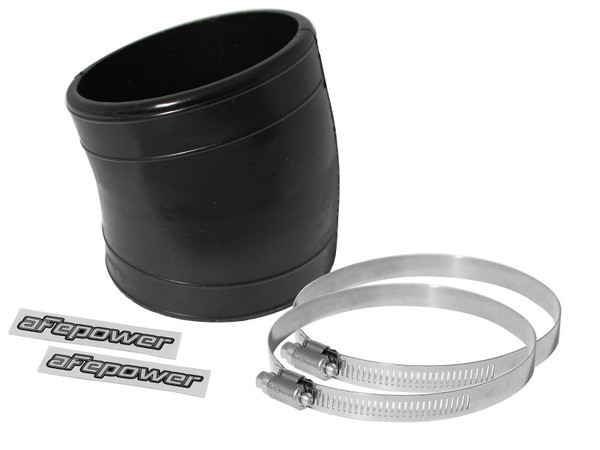 afe Magnum FORCE Intake Coupling Kit (3-1/2 IN ID x 3 IN L x 15 Deg.) Elbow Coupler - Black - 59-00030