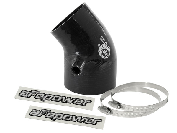 afe Magnum FORCE Intake Coupling Kit (3-1/4 IN ID to 2-13/16 IN ID x 40 Deg.) Elbow Black - 59-00105