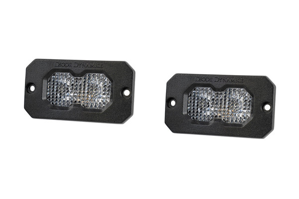 Diode Dynamics C2 2.0 Sport White Flood Flush RBL (Pair) - DD8120P