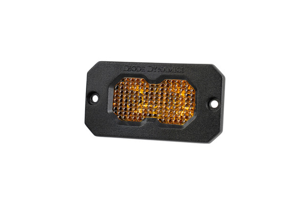 Diode Dynamics C2 2.0 Max Yellow Flood Flush ABL (Single) - DD8129S