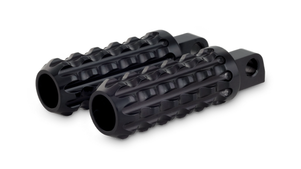 Burly Brand Universal Reaper Billet Footpeg Set - Black - B13-1124B