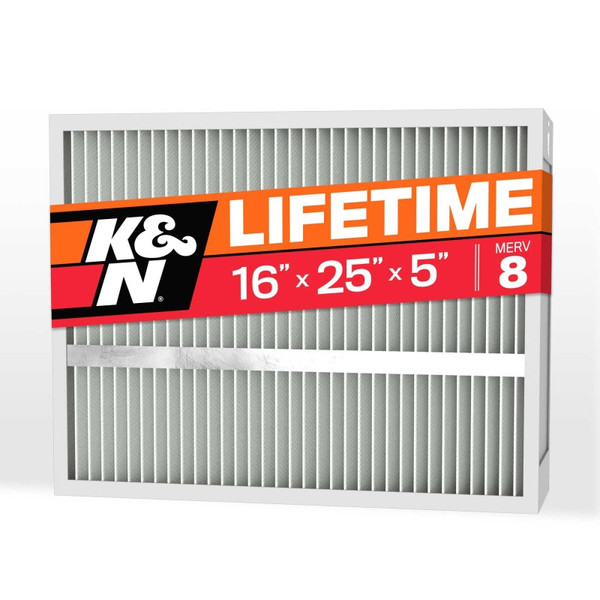 K&N HVAC Filter 16 X 25 X 5 Merv 8 - HVC-8-51625