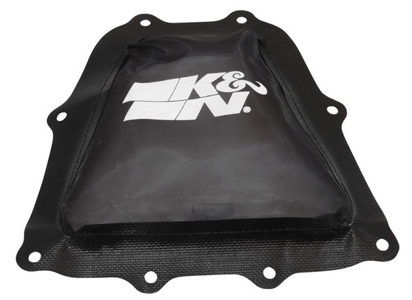 K&N Drycharger Wrap Black 7.313in L 7.25in W 1.313in H - YA-4514DK