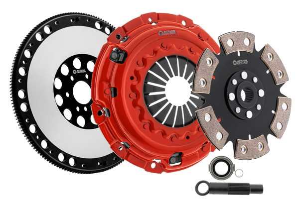 Action Clutch 87-88 BMW 325 2.7L (M20B27) Stage 4 Clutch Kit (1MD) w/Lightened Flywheel - ACR-2792