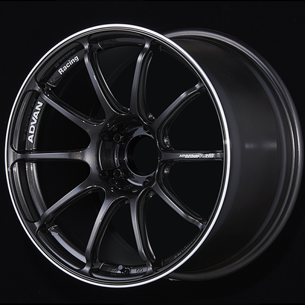 Advan RSIII 19x9.0 / +45 Offset / 5-114.3 / 73mm Bore / Black Gunmetallic & Ring - YA39I45EBGR