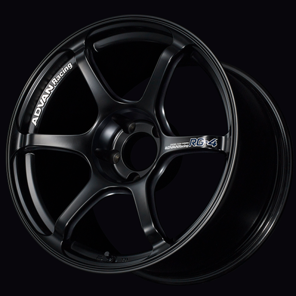 Advan RG-4 17x9.0 / +45 Offset / 5-114.3 / 73mm Bore / Semi Gloss Black - YA47I45ESB