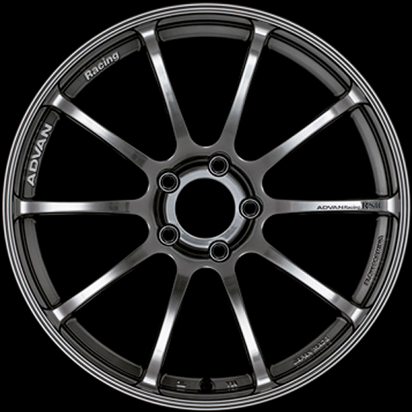 Advan RSII 17x8.0 / +45 Offset / 5-114.3 / 73mm Bore / Hyper Black - YAP7G45EHB