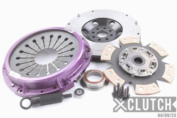 XClutch 91-96 Toyota Soarer Base 2.5L Stage 2 Sprung Ceramic Clutch Kit - XKTY24550-1B