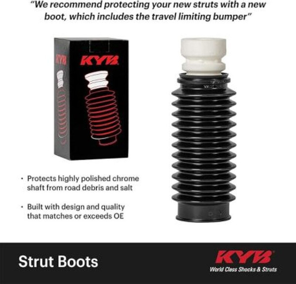 KYB 17-21 Honda Ridgeline Strut Boot - Rear - SB197