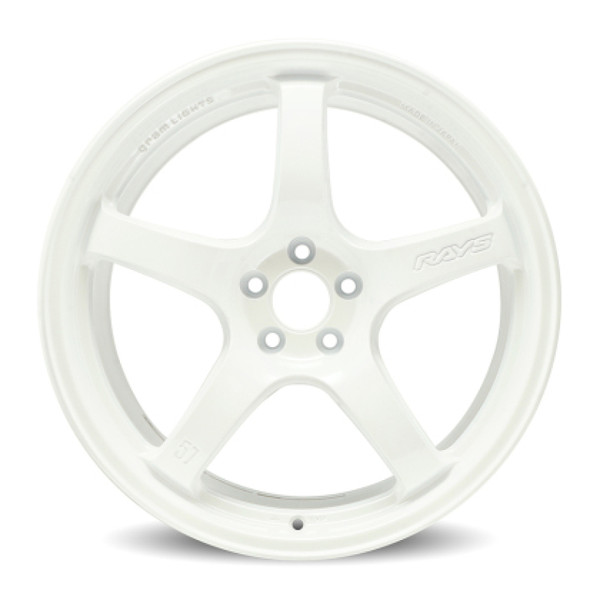 Gram Lights 57CR Limited 15x8.0 +28 4x100 White Wheel - WGCRE28AOXZ
