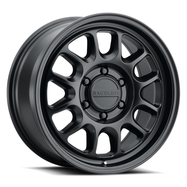 Raceline 958B Rogue 17x8.5in / 6X135 BP / 0mm Offset / 87.1mm Bore - Satin Black - 958B-78565-00