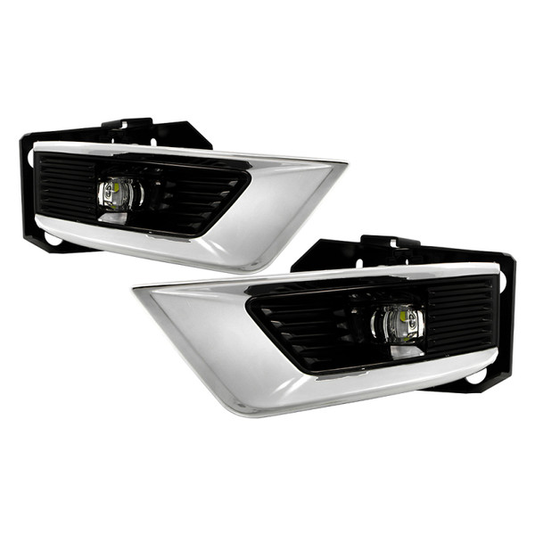 Spyder 21-23 Nissan Armada Full LED OEM Fog Lights w/Switch (FL-NARM2021-LED-C) - 9051241