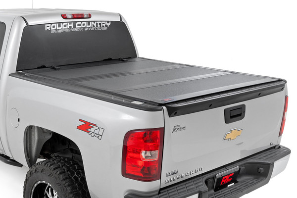 Rough Country Hard Tri-Fold Flip Up Cover Chevy/GMC 1500 (07-13)