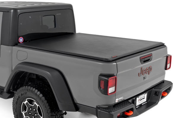 Rough Country Soft Roll Up Bed Cover 5 Bed | Jeep Gladiator JT 4WD (2020-2025)