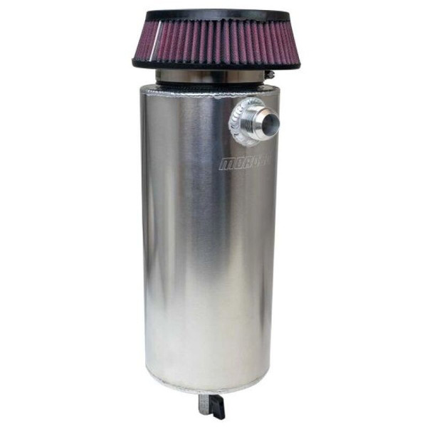 Moroso 6in Diameter Single -16AN Inlet Aluminum Breather Tank Catch Can - 85754