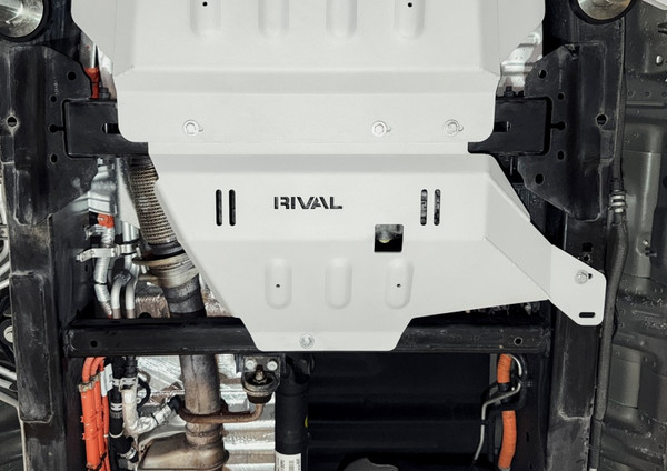 RIVAL 2015+ Ford F150 Powerboost Aluminum Transfer Case Skid Plate - 2333.1858.3.6