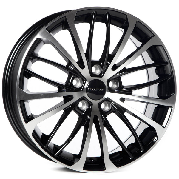 Circuit Performance CP36 17x7.5 Gloss Black / Machined 5x114.3 [+35mm] Wheel