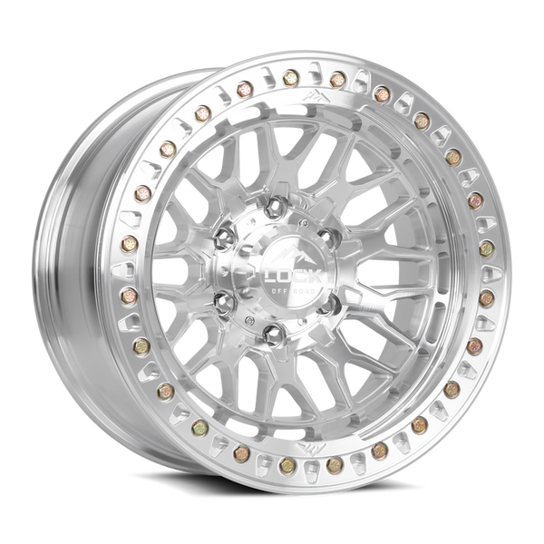 Lock Offroad Invader Forged BeadLock Machine Face Polish 17x9 | 6x135 | -12mm