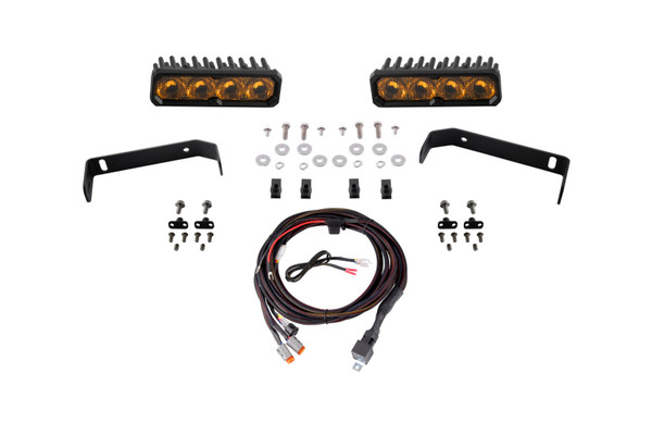 Diode Dynamics 2019-2021 Ford Ranger 2019 SS6 Max LED Kit Yellow Driving 3000K - DD8627