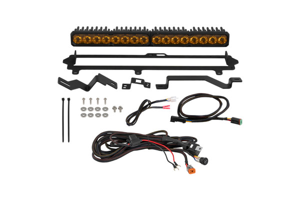 Diode Dynamics 2022-2026 Toyota Tundra Pro Grille SS20 Pro LED Kit Yellow Combo 3000K - DD8665