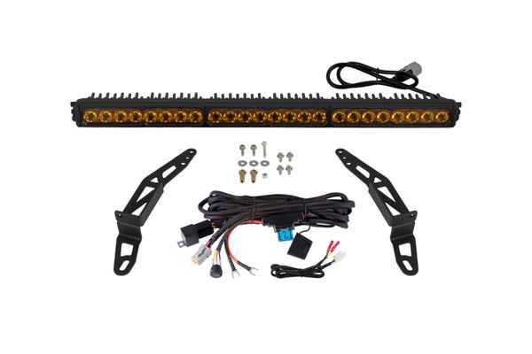 Diode Dynamics 2018-2026 Jeep Wrangler Jeep SS30 Bumper LED Kit Pro Yellow Combo 3000K - DD8683