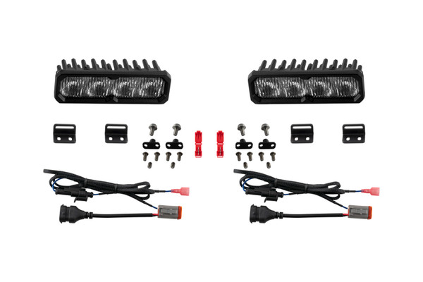 Diode Dynamics 2022-2026 Toyota Tundra Fog SS6 Sport LED Kit White 6000K - DD8702