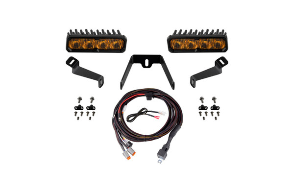 Diode Dynamics 2015-2017 Subaru WRX SS6 Sport LED Kit Yellow Fog 3000K - DD8852