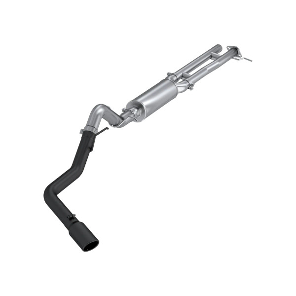 MBRP 2024+ Ford Ranger 2.7L 2.5 into 3in Single Side Exit Cat Back - BLK