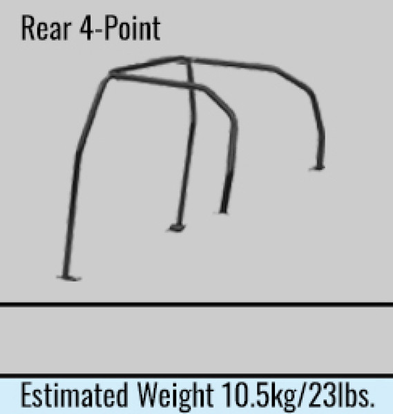 Cusco Chromoly Reg. Capacity 4pt Roll Cage Nissan R33 (S/O/No Cancel) CUSCO BLUE - 232 261 A
