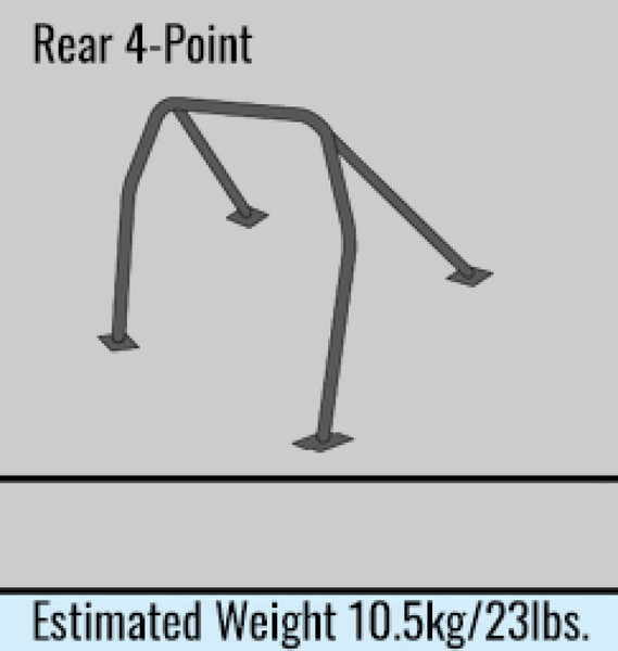 Cusco D1 Chromoly 4-PT Roll Cage Nissan BCNR33 (S/O/No Cancel) CUSCO BLUE - 232 261 C