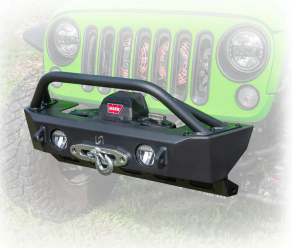 Turn Offroad 2018+ Jeep JL Sunken Winch with Factory Fog Lights - JPFB-03