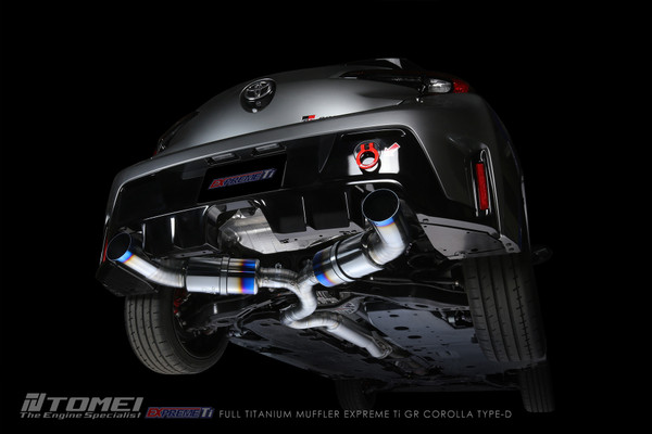 TOMEI FULL TITANIUM MUFFLER EXPREME Ti GR COROLLA 2023+ TYPE-D (DUAL)