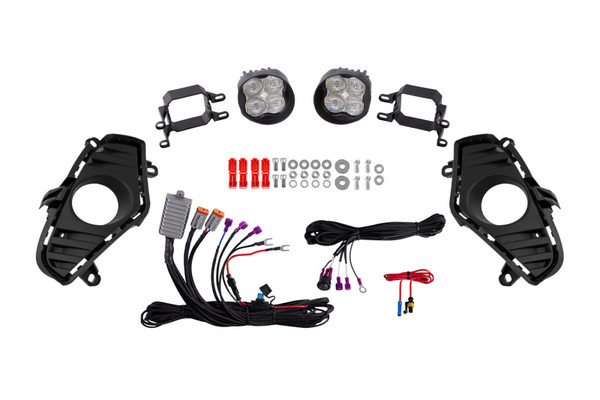 Diode Dynamics 19-22 Toyota RAV4 SS3 Add-On Fog Lamp Kit - White Pro - DD8821