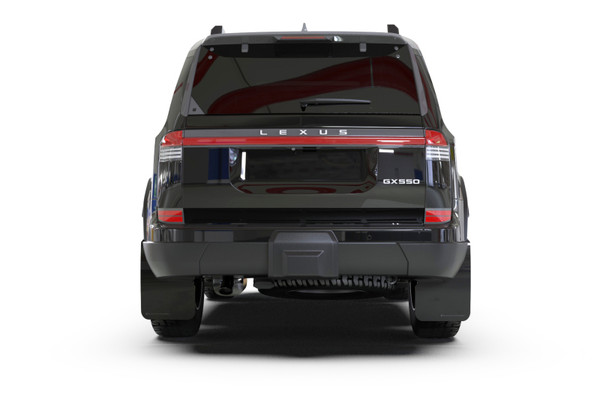 Rally Armor 24-25 Lexus GX 550 Luxury Premium Black Mud Flap - Silver Logo - MF162-UR-BLK-SIL