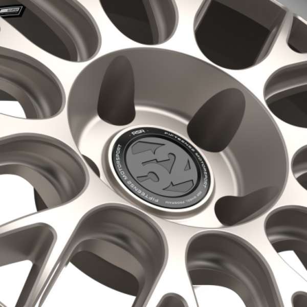 fifteen52 Holeshot RSR 18x8.5 5x112 42mm ET 57.1mm Center Bore White Gold Wheel - RSHWG-88551+42