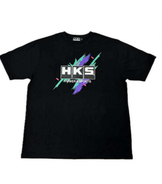 HKS T-SHIRT SUPER RACING v2 BLACK XXXL - 51007-AK730