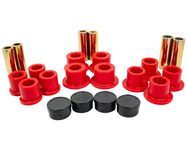 Energy Suspension 15-19 Silverado/Sierra Rear Leaf Spring Bushing Set - Red - 3.2143R