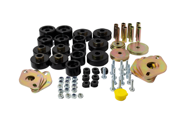 Energy Suspension 09-18 Ram 1500 Ext Cab/ Crew Cab Body Mount Set - Black - 5.4117G