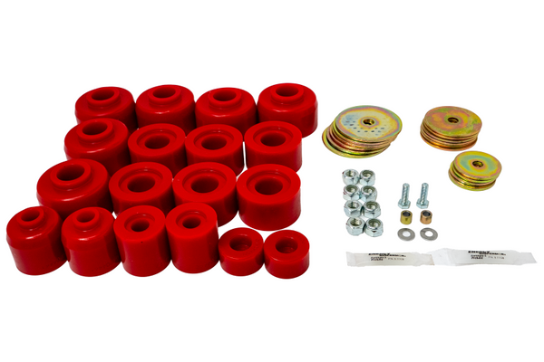 Energy Suspension 10-24 Toyota 4Runner Body Mount Set - Red - 8.4120R