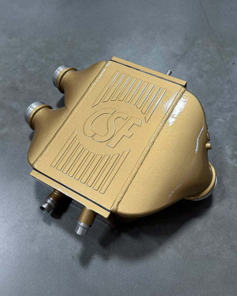 CSF 2014+ BMW M3/M4 (F8X) Top Mount Charge-Air-Cooler - Carbon Ceramic Gold Gloss - 8082CCGG