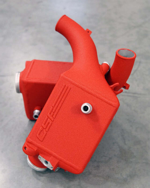 CSF 2025+ BMW G90 M5 / G99 M5 Touring Charge Air Cooler - Crinkle Red - 8351CR